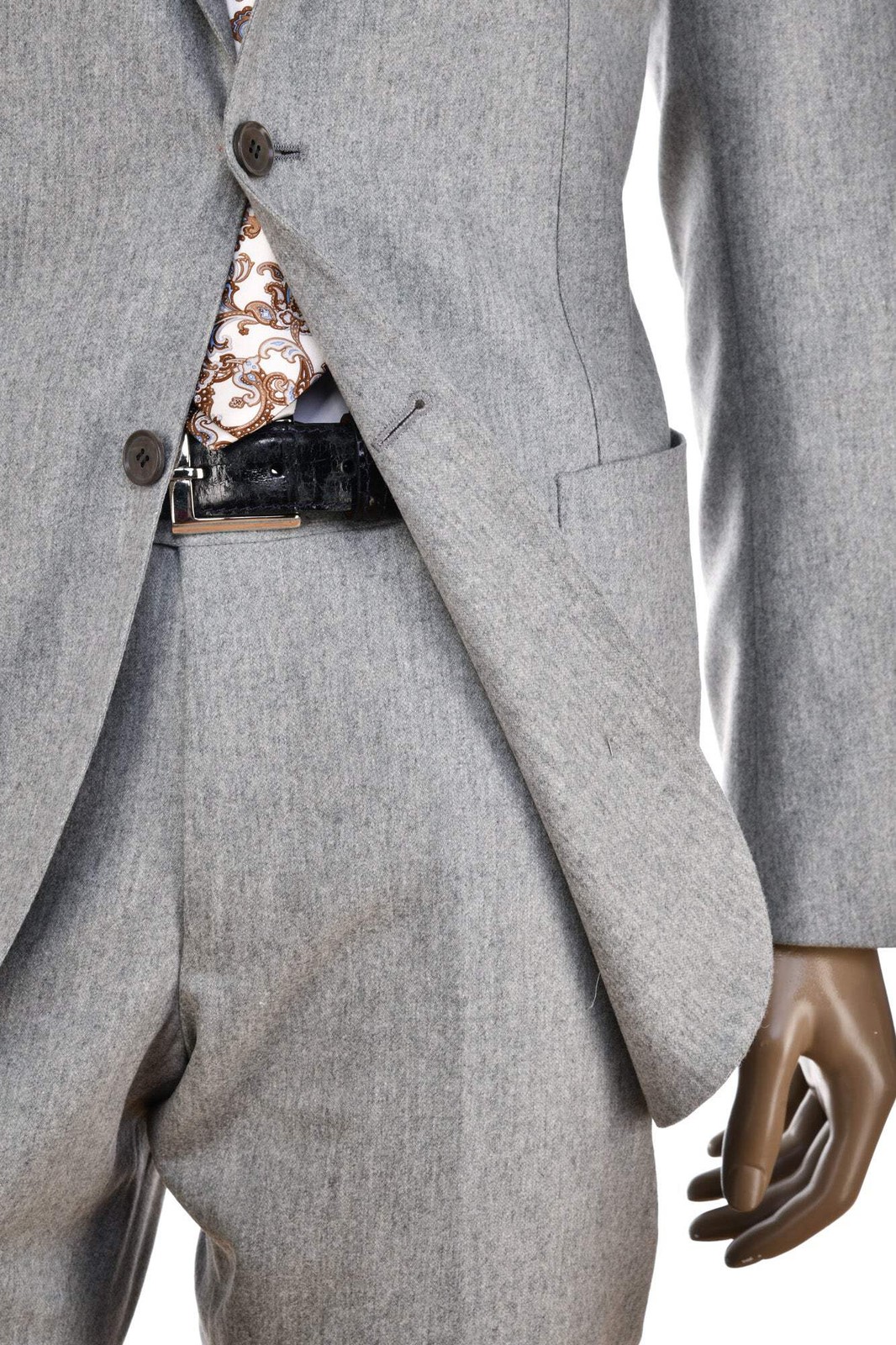 Sartorio Marled Virgin Wool-Cashmere Suit