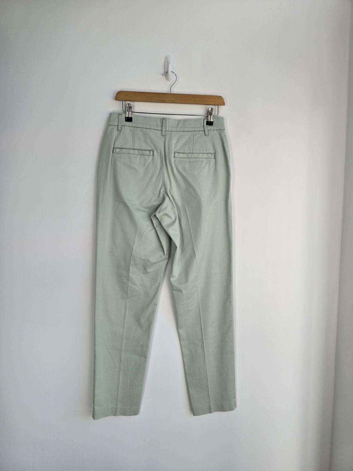 Levi’s Womens Chinos 27 In Waist Mint Green Cotton Summer Casual Zip Fly