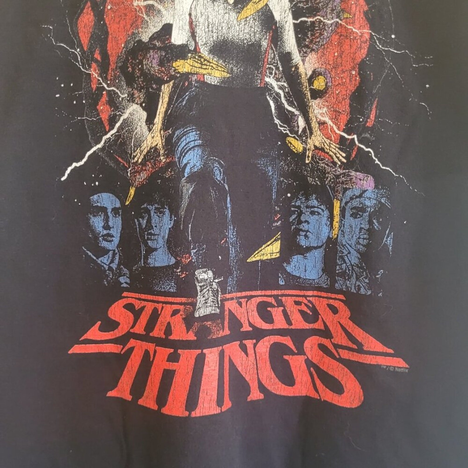 Rare Rucking Fotten x Stranger Things Finale “One Last Adventure” T-Shirt L CC