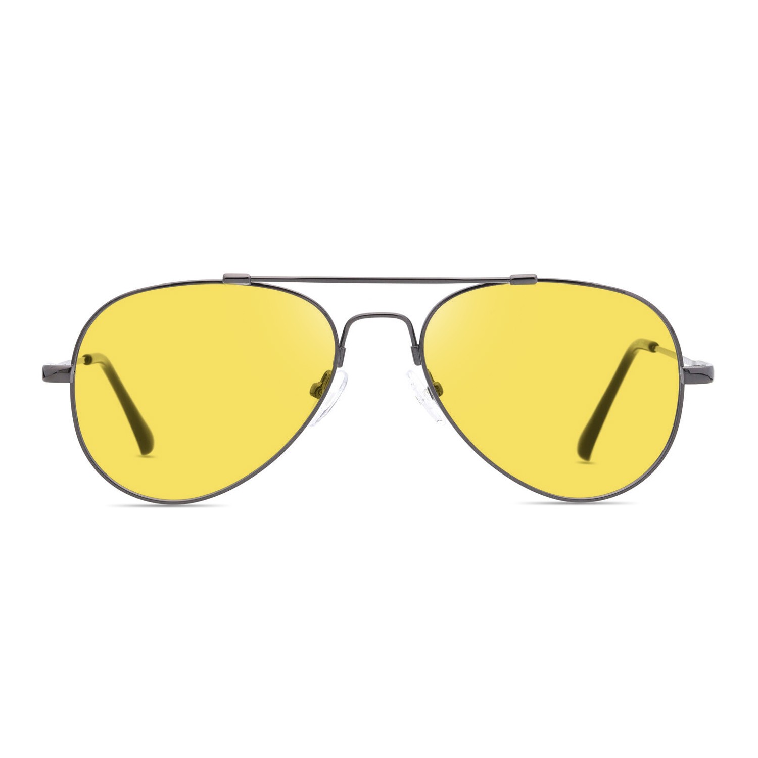 Pilot Polarized Yellow Night Vision Reading Glasses Anti-Glare Protection Reader
