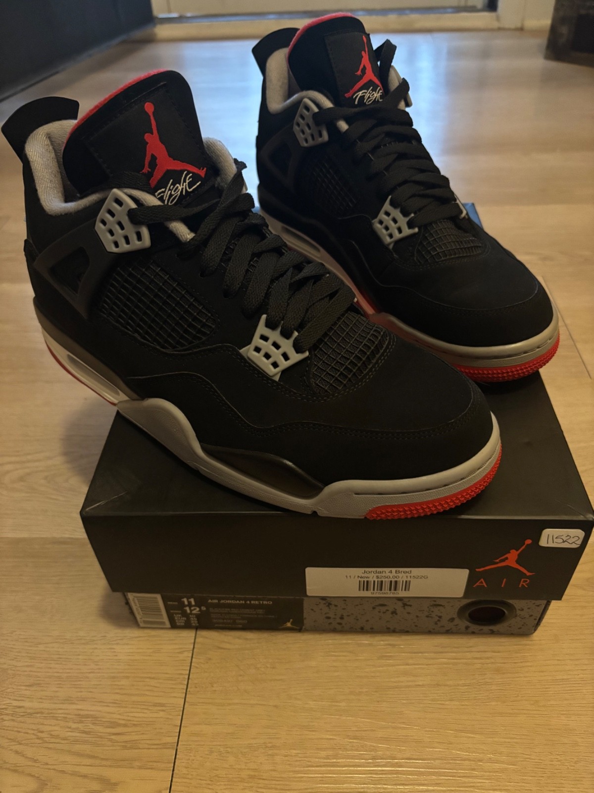 Size 11 – Jordan 4 Retro OG Mid Bred 2019