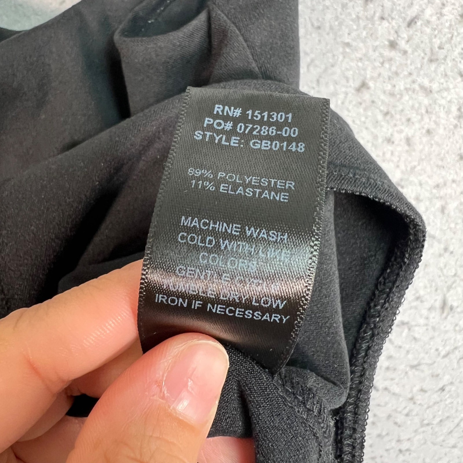 Good American Black Bodysuit Size 1 Polyester & Elastane Sleeveless