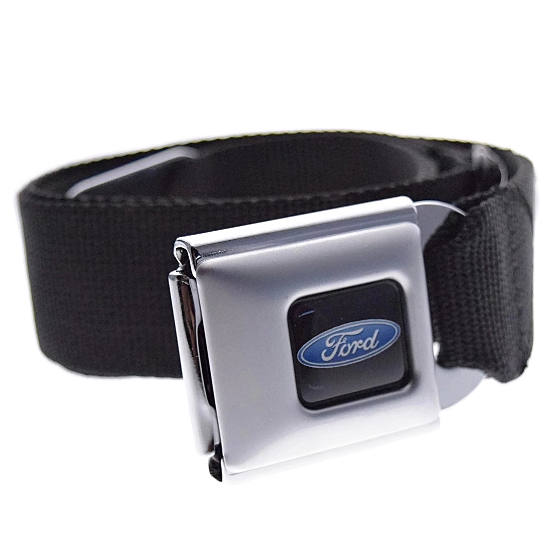 Ford Blue Oval Logo Official Licensed Seatbelt Seat Belt Style Auto Buckle Down