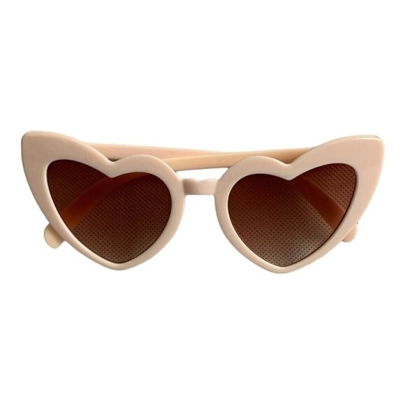 Heart Shaped Sunglasses Cute Fashion Eyewear with Pouch New