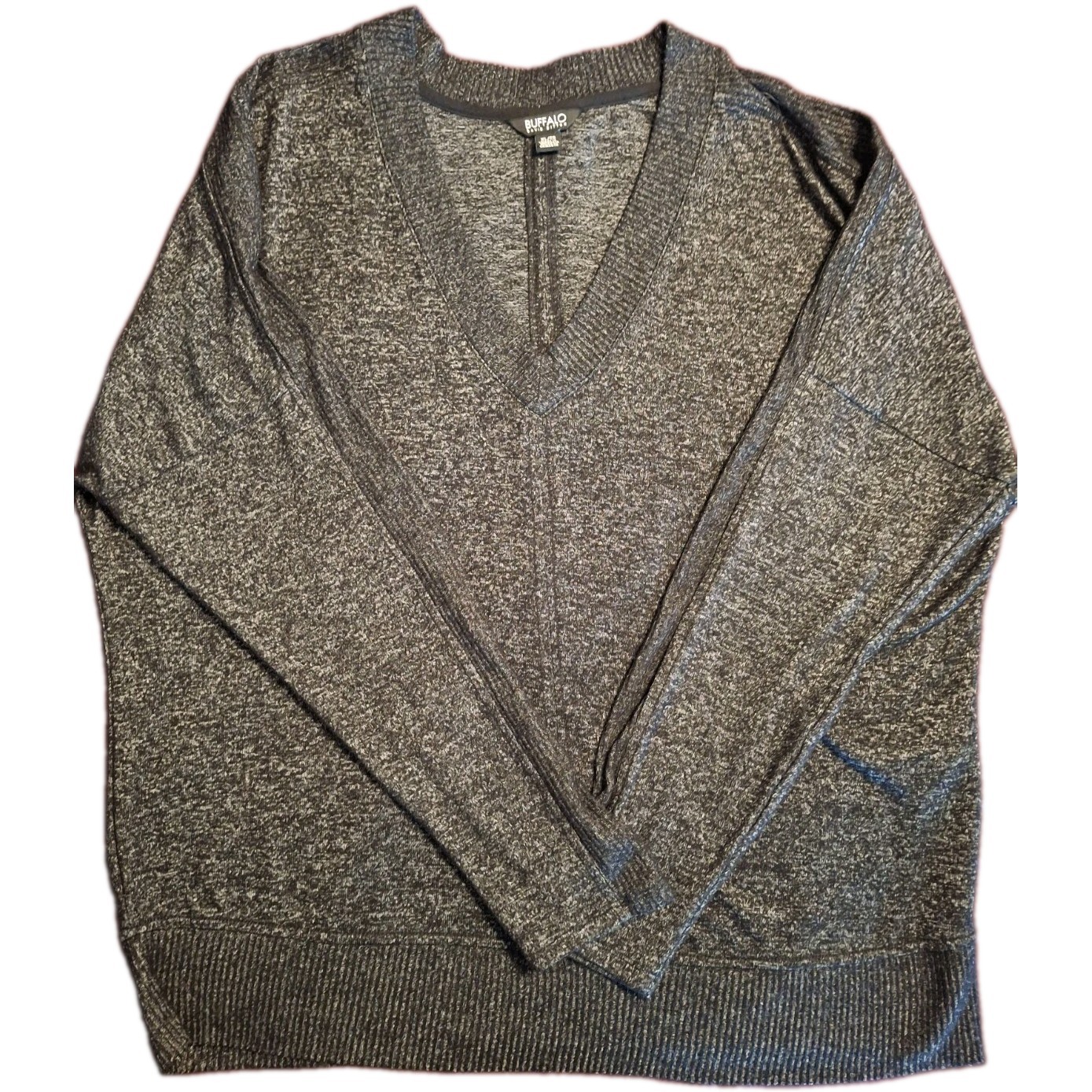 Buffalo Swester By David Bitton Super Soft Cozy V Neck Pullover Size XL