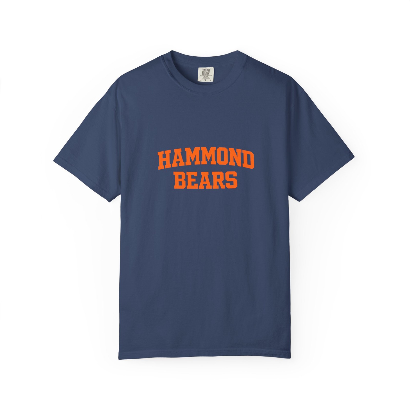 Hammond Bears T-Shirt | Orange Collegiate Text
