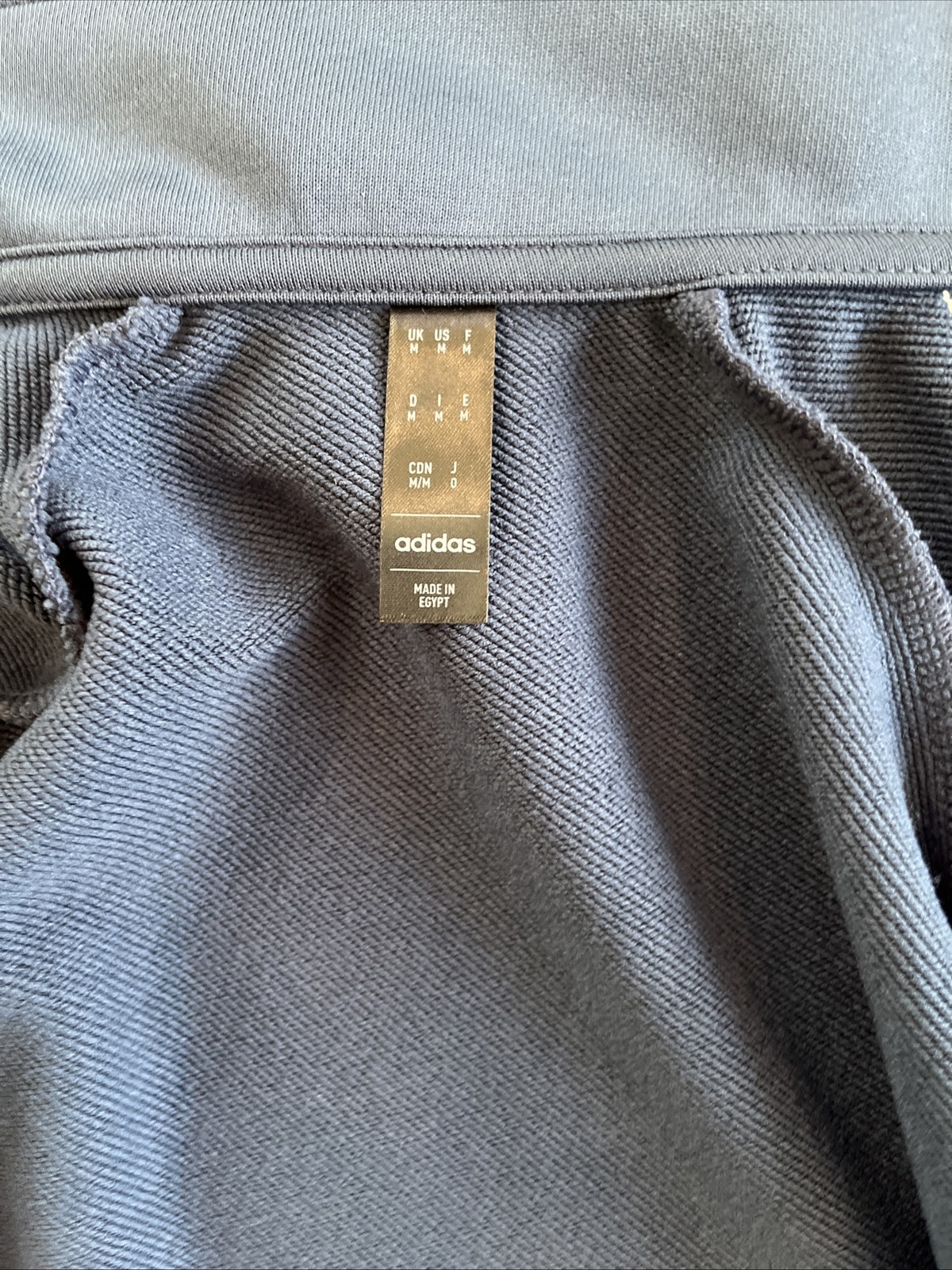 $60 NWT Mens ADIDAS 1 BLUE/White 1 Gray/WhiteTrack Jogging Athletic Jacket, Sz M