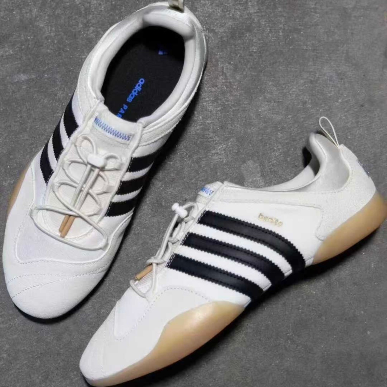 adidas Bad Bunny x Ballerina ‘Off White Black Gum’ JQ9229 Size