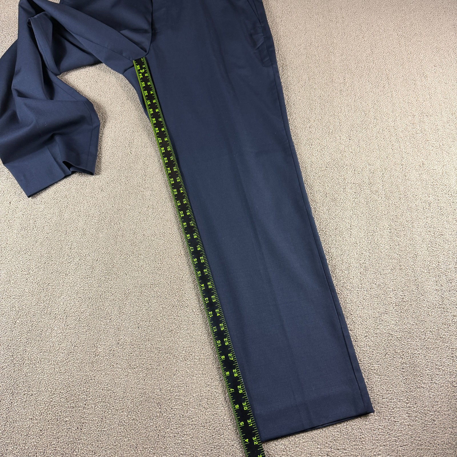 J.Crew Bowery Slim Stretch Wool Blend Dress Pants Blue Size 36X32 NWT MSRP $148