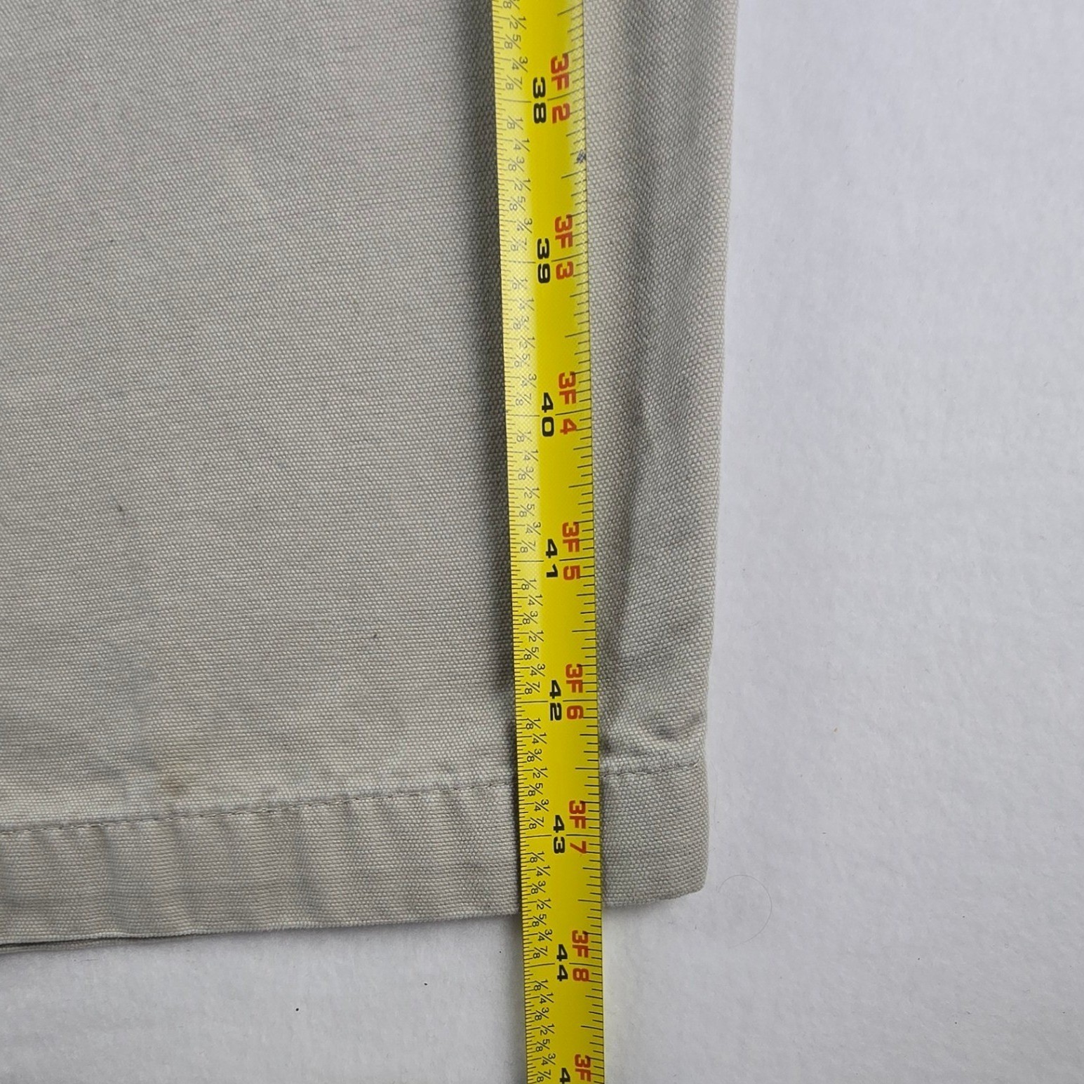 Columbia Roc Pants Casual Utility Trousers Mens 50×32 Tan Cotton Canvas Straight