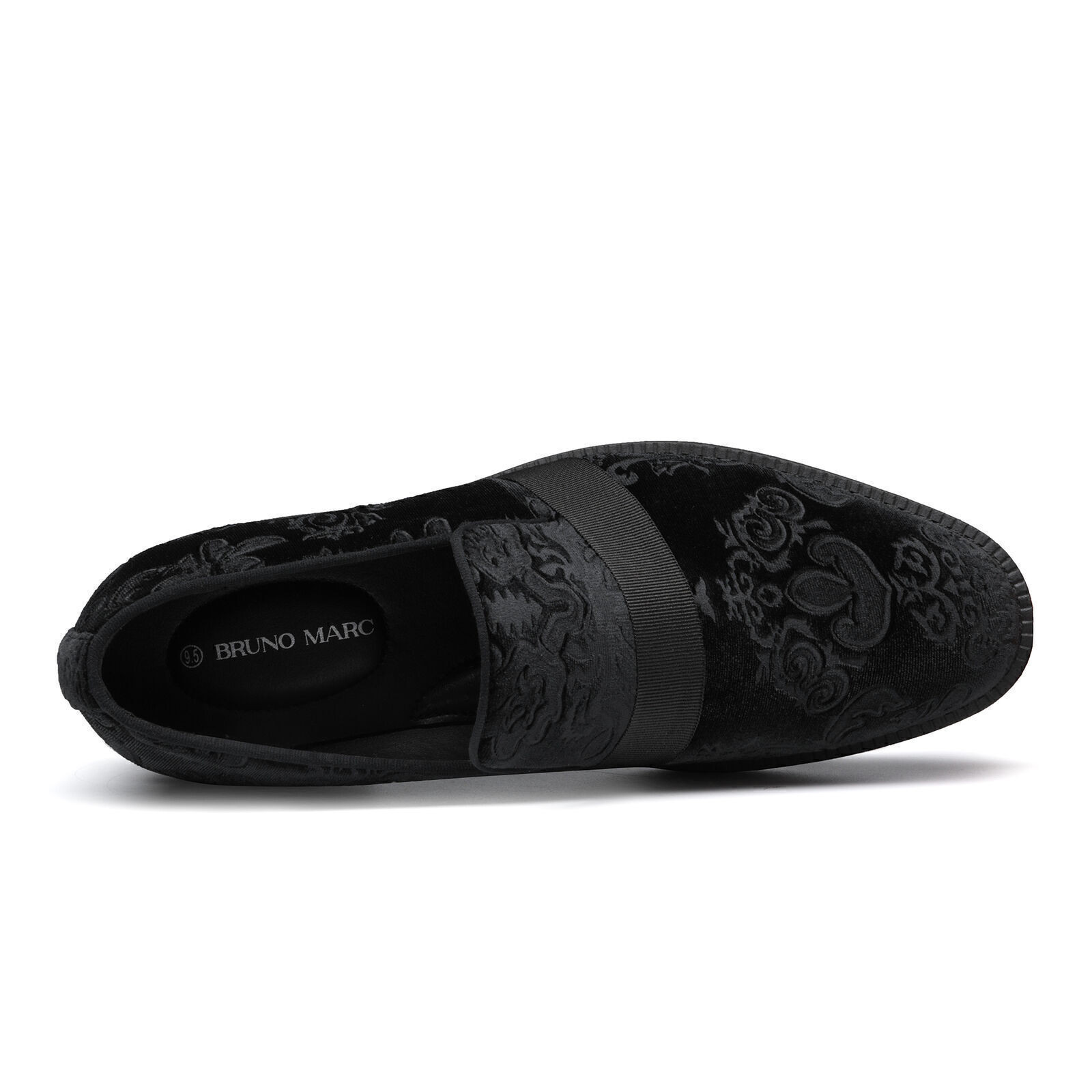 Bruno Marc Men’s Dress Tuxedo Shoe Slip-on Patent Leather Loafer Versatile Style