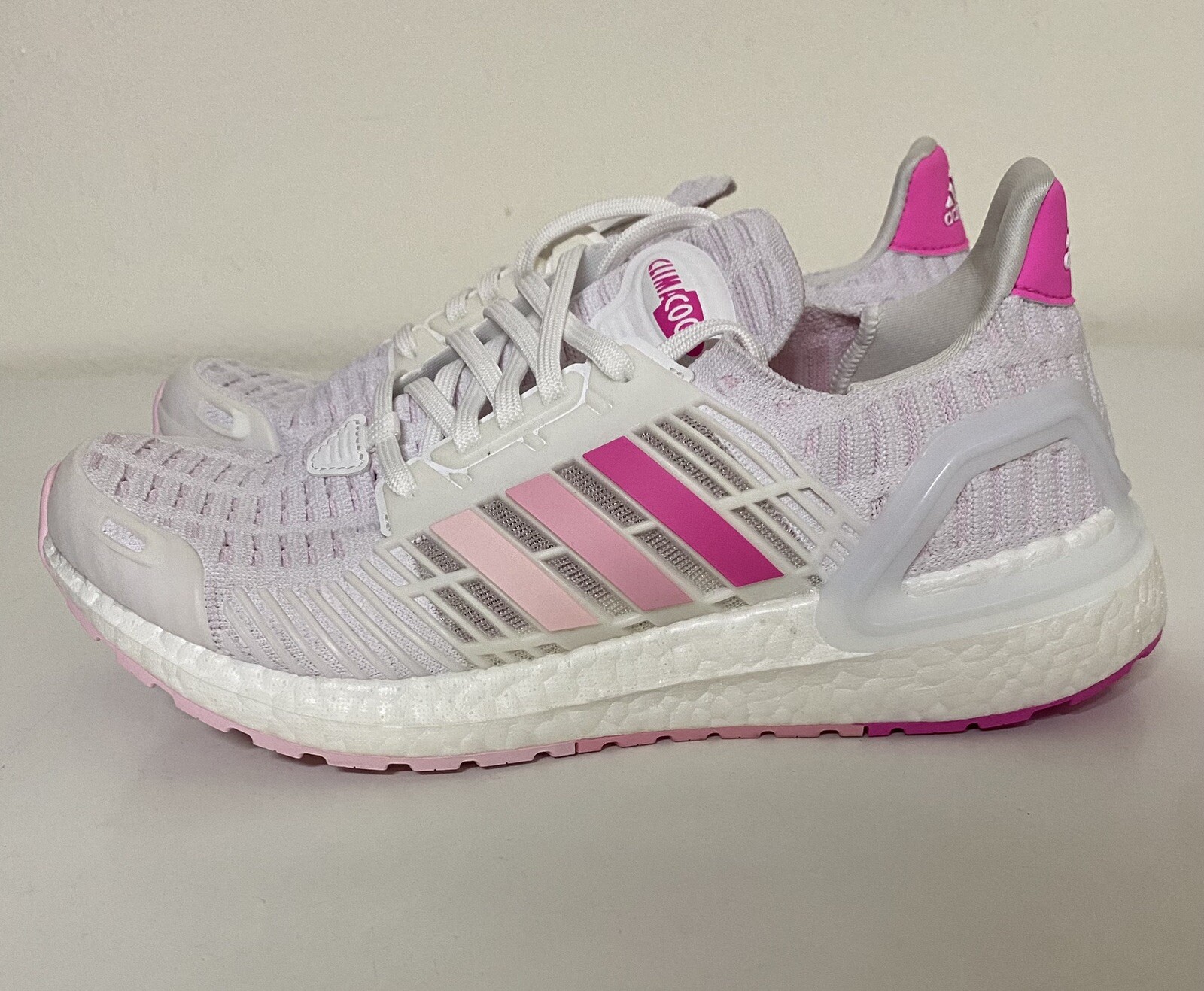 Adidas Ultraboost CC_1 DNA ClimaCool Sz 6.5/ Women’s Sz 7.5 White Pink GX7810