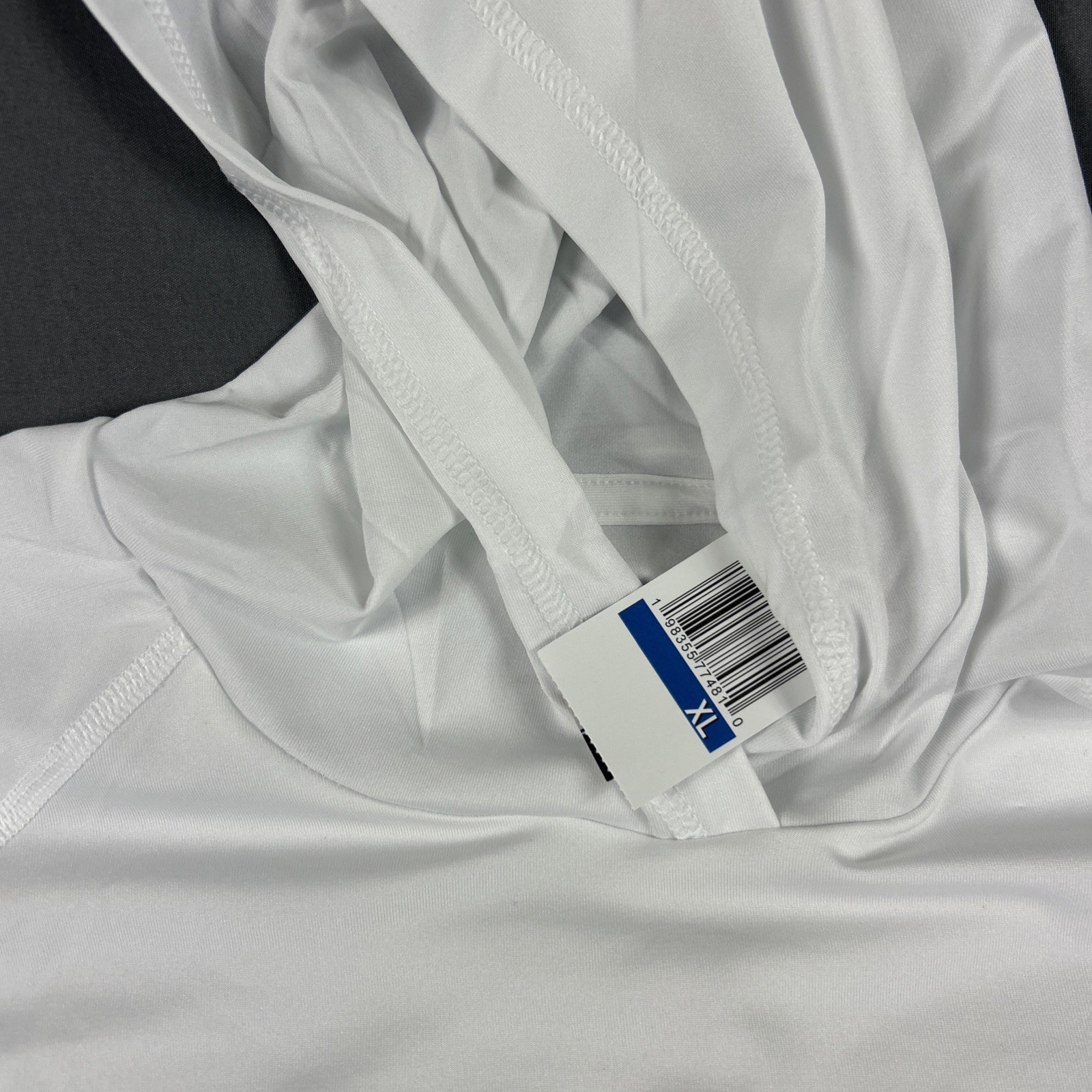 Vineyard Vines Hoodie Fish Hook Performance XL White Polyester Spandex NWT
