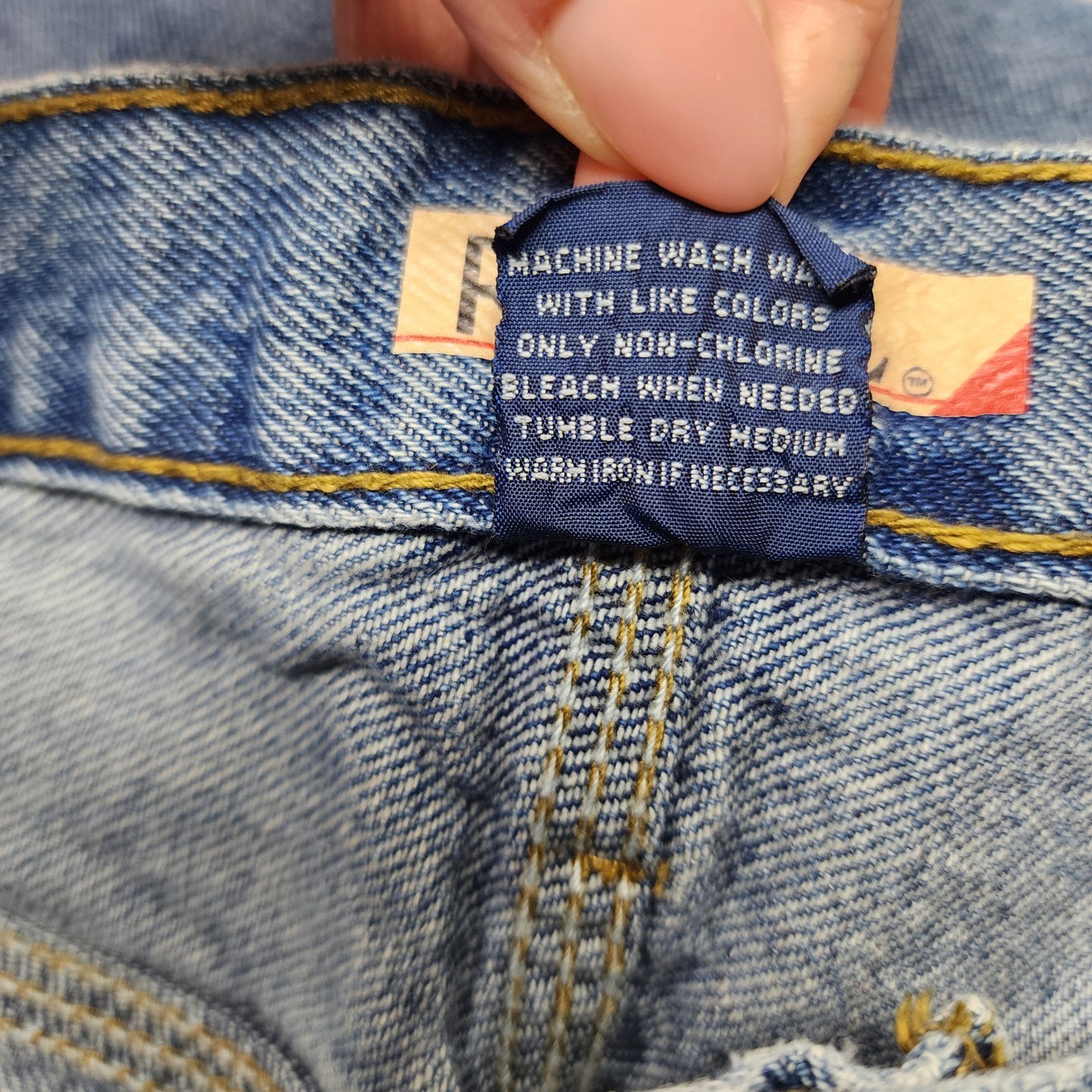 RocXL Carpenter Jeans Mens 52×32 Light Wash Blue Denim Utility Work Pants