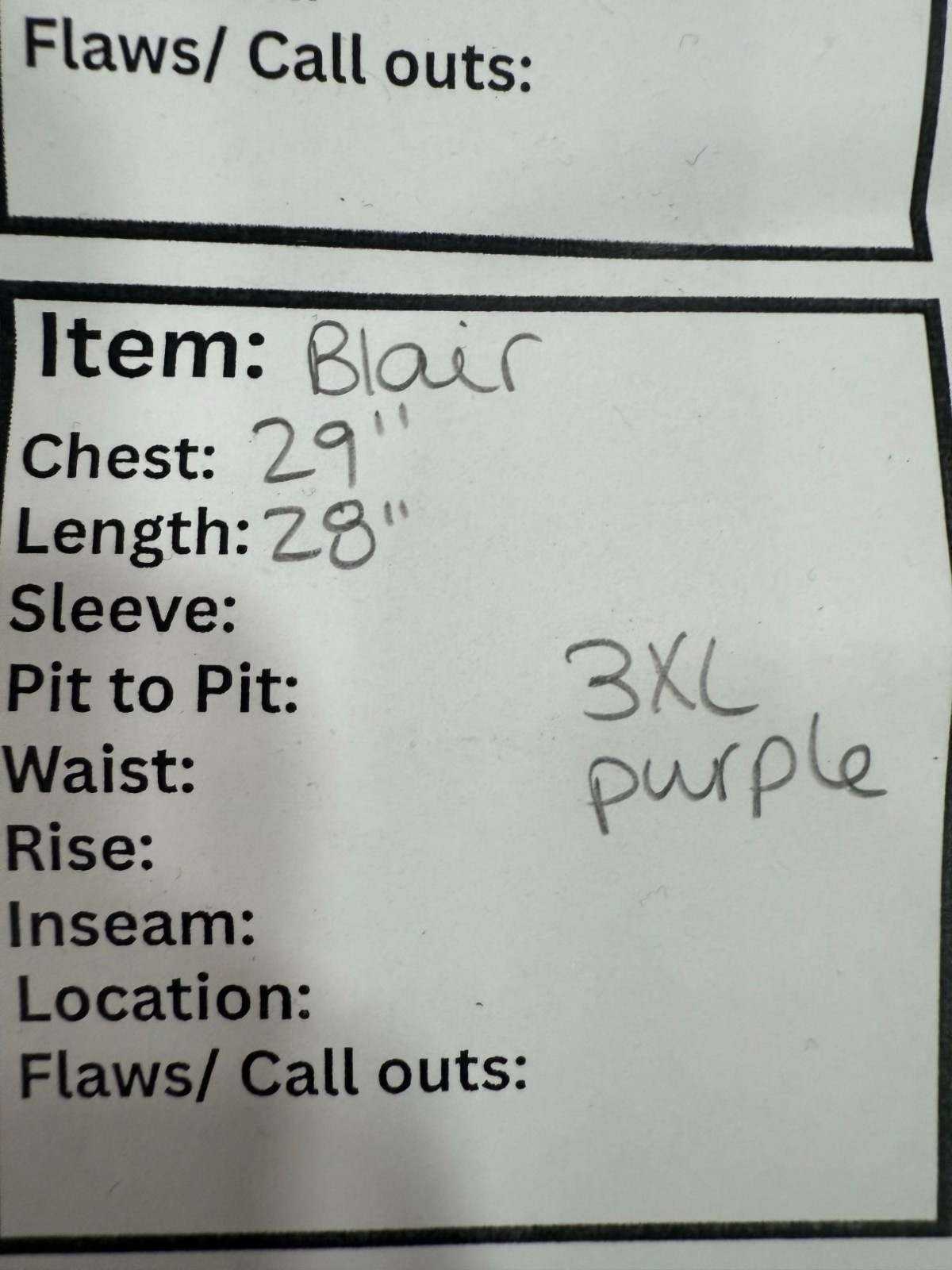 Blair Womens Tank Top 3XL Assorted Colors (Purple Red Brown) Cotton Sleeveless