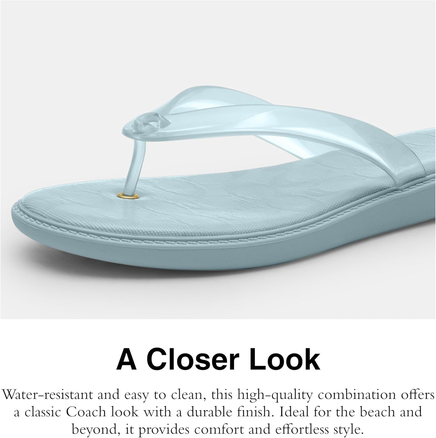 Coach Jelly Flip-Flops