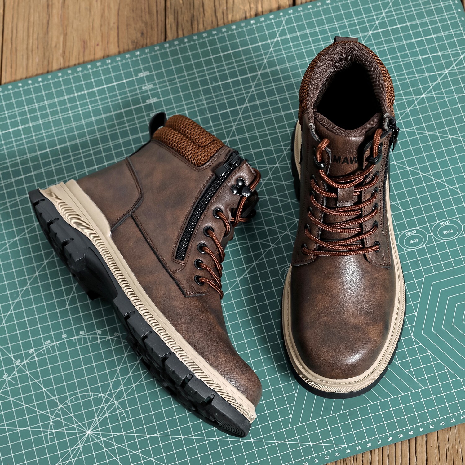 Waterproof Men’s Safety Work Boots Steel Toe Shoes Anti-Puncture work shoes