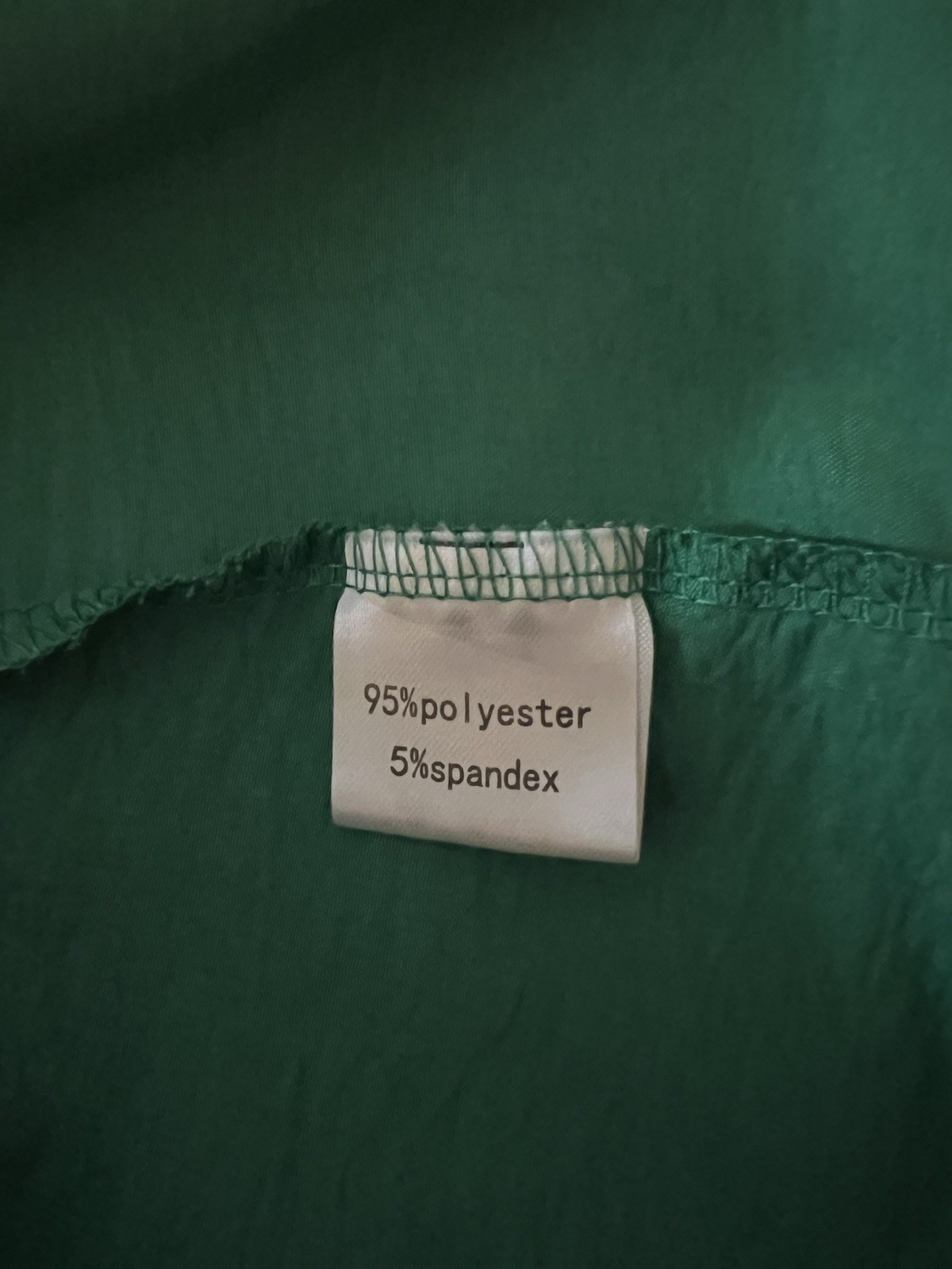 HEYTALALA Green Smocked, On/Off Shoulder, Flutter Sleeve Peplum Blouse
