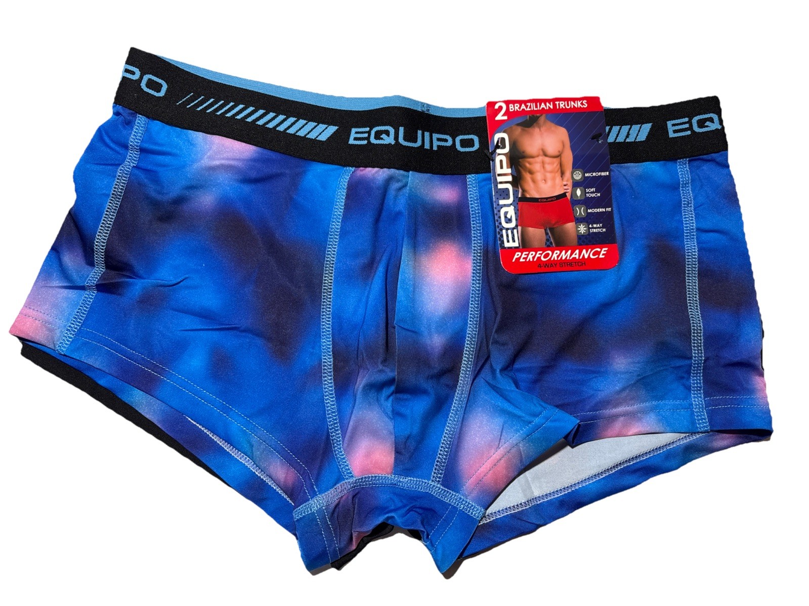 Equipo Brazilian Trunk Underwear Microfiber Stretch 2 Pack Multicolor L (36-38)