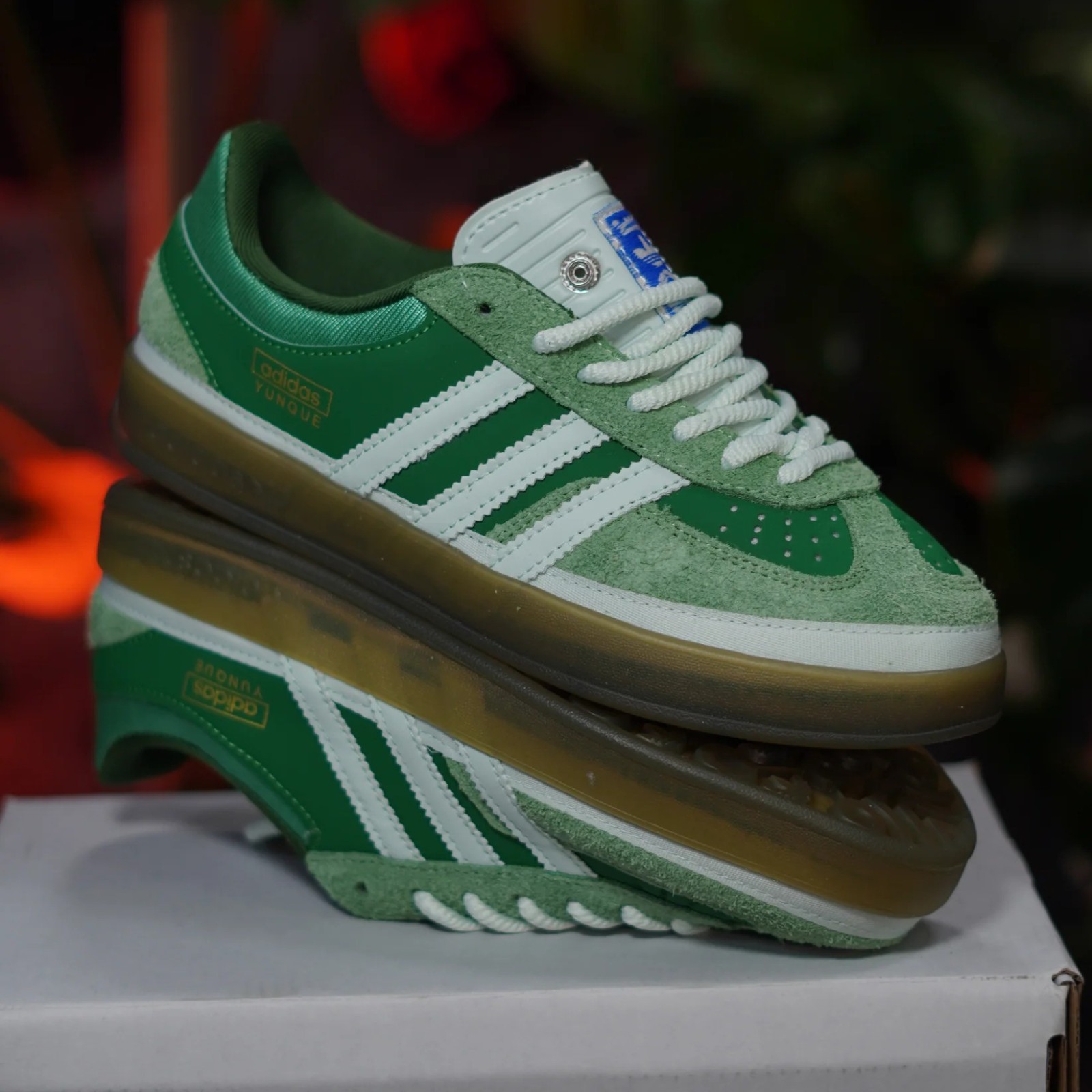 ✨Sneaker Bad Bunny x adidas Gazelle Indoor (Men’s) El Yunque Sneakers Shoes