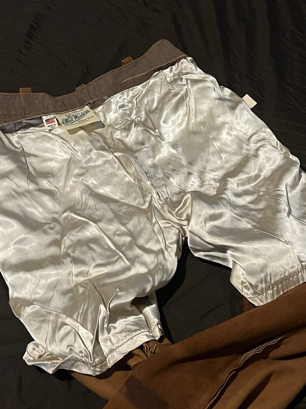 Mid Western Sport Togs Men’s Genuine Deerskin Leather Pants size 31 (small)
