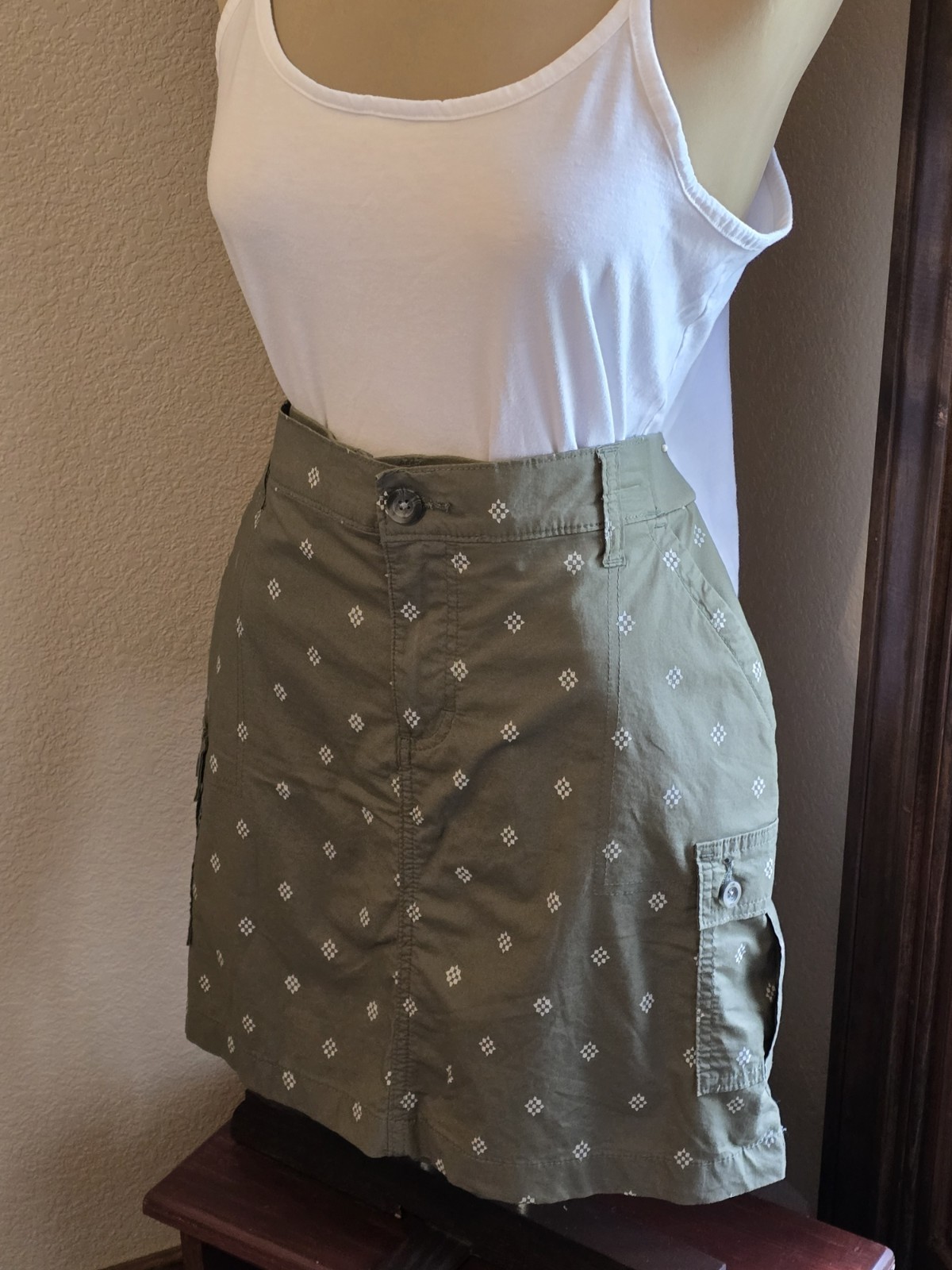 Lee Women’s Skort Skirt Regular Fit, Green Size 10