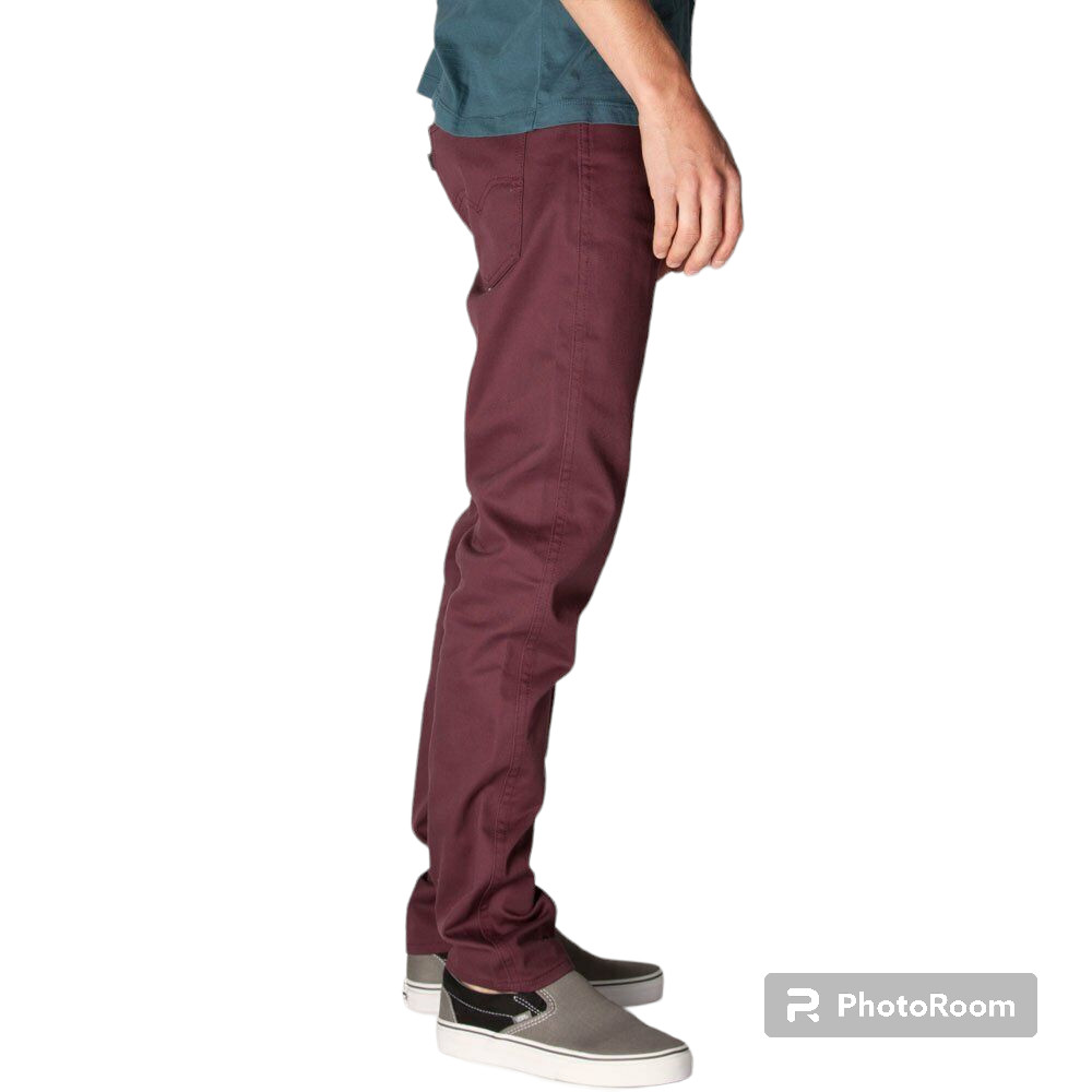 Levi’s Men’s 508 Line 8 Regular Taper Fit Jeans Wine 30W x 30L 885080044