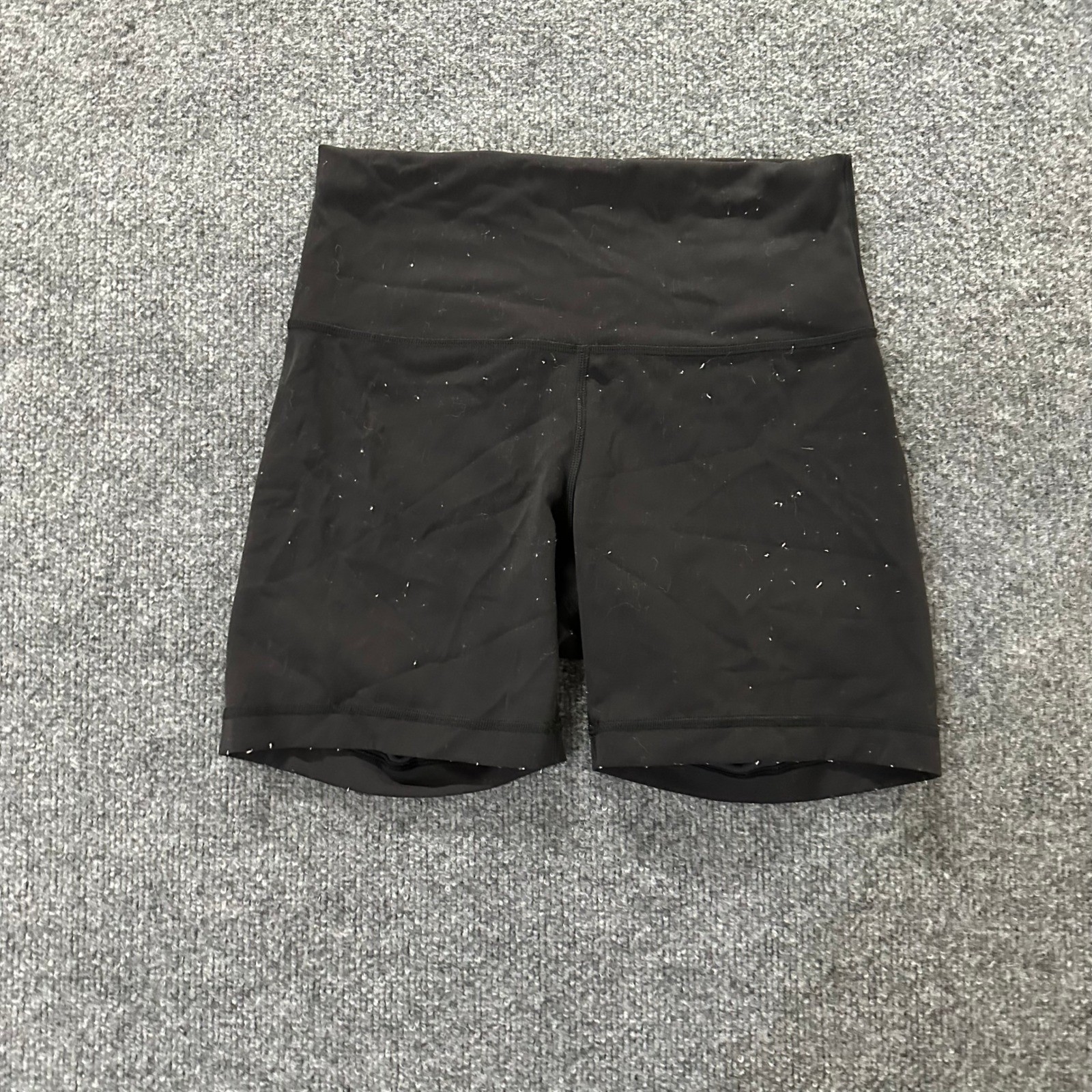 Lululemon Shorts Womens Size 4 Black High Rise Align Biker Athletic Yoga 6″