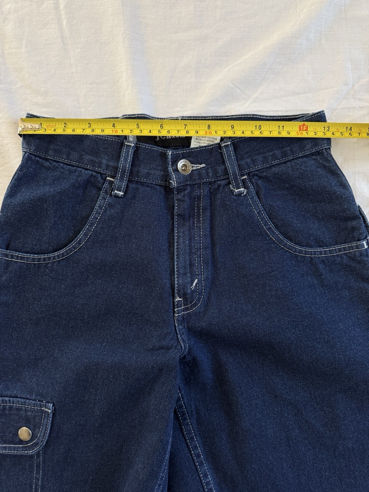 NWT Vintage Levi’s Silver Tab Boys Dark Wash Denim Skater Jeans Size M