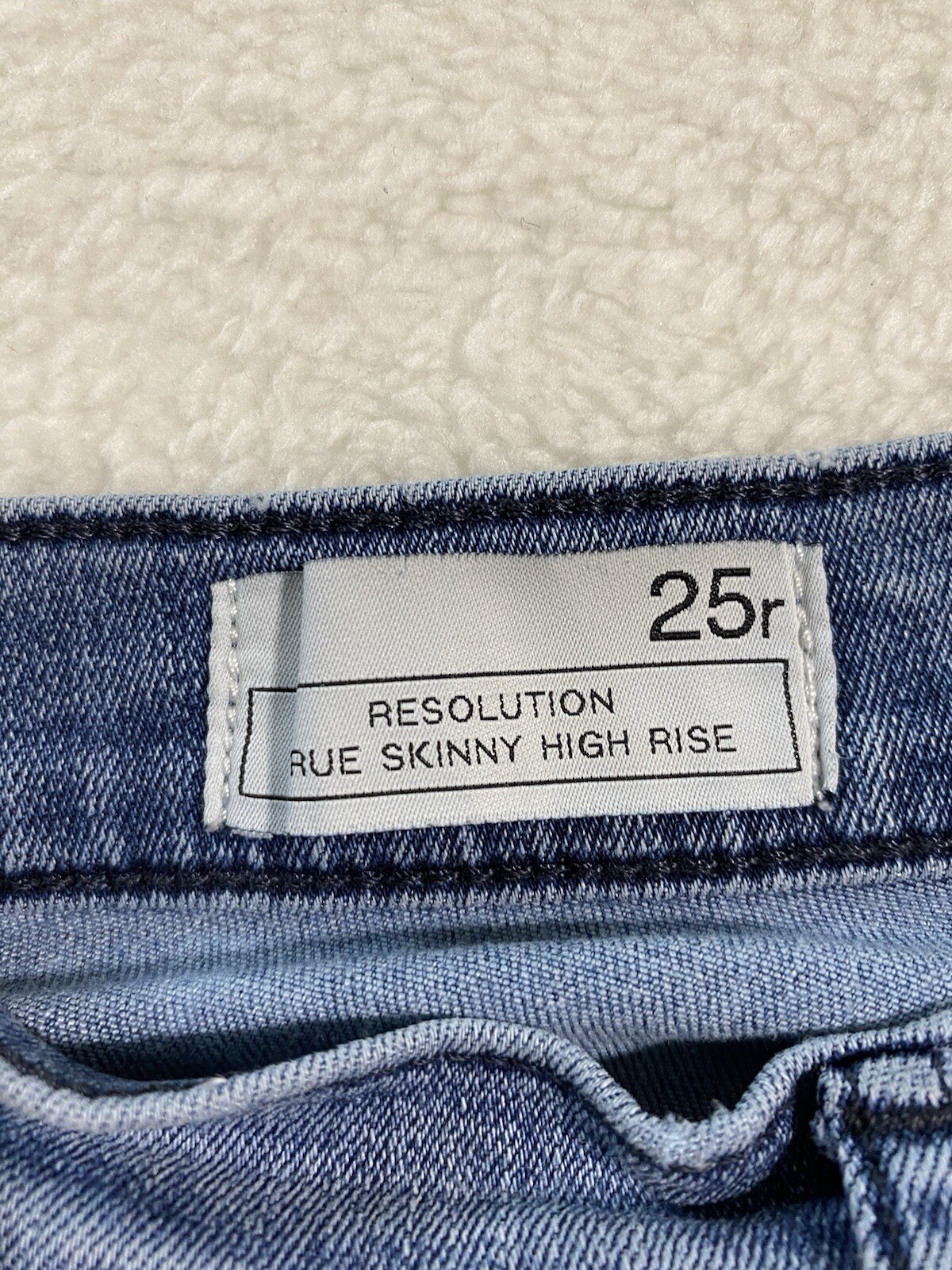 Gap Resolution True Skinny High Rise Jeans Blue 25r 0
