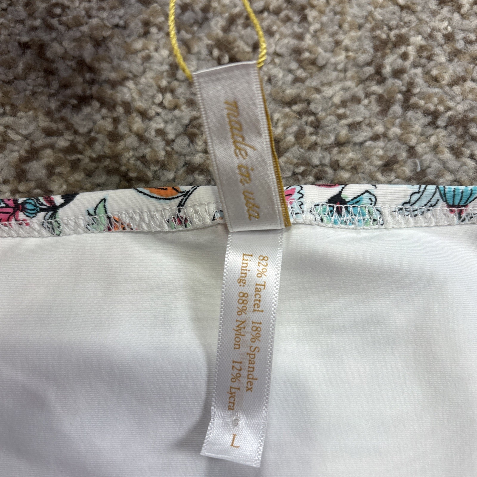 Helen Jon Classic Hipster Bikini Bottom Bali Hai Size Large NEW MSRP $69