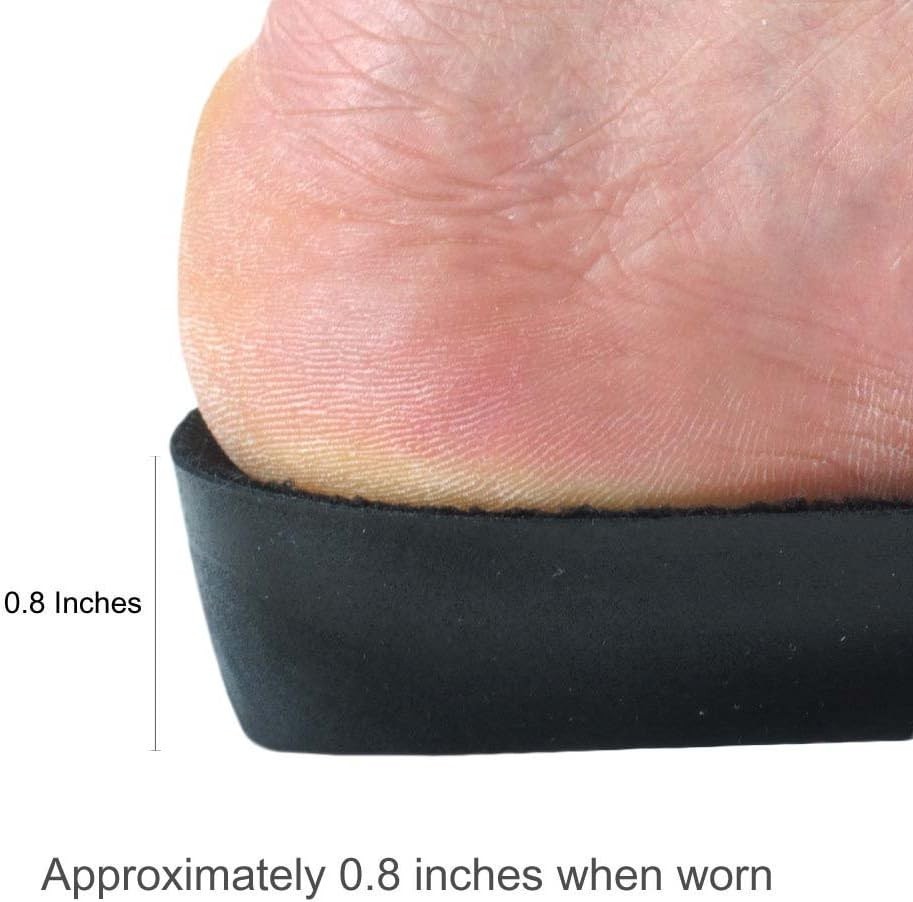 1 Inch Leg Length Discrepancy Full Length Insoles Lifts for Uneven Hips (2 Right
