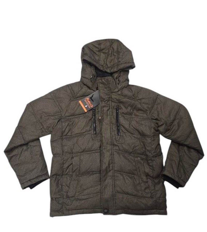 Hawke&Co Men’s Heavy Down Jacket Olive Heather