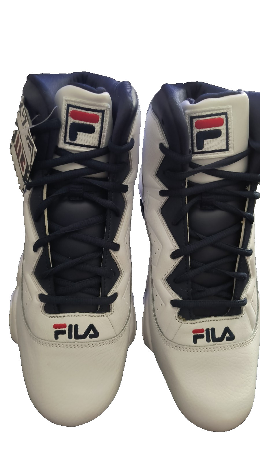 ​FILA MB Jamal Mashburn Men’s Size 12 White/Fila Navy/Fila Red