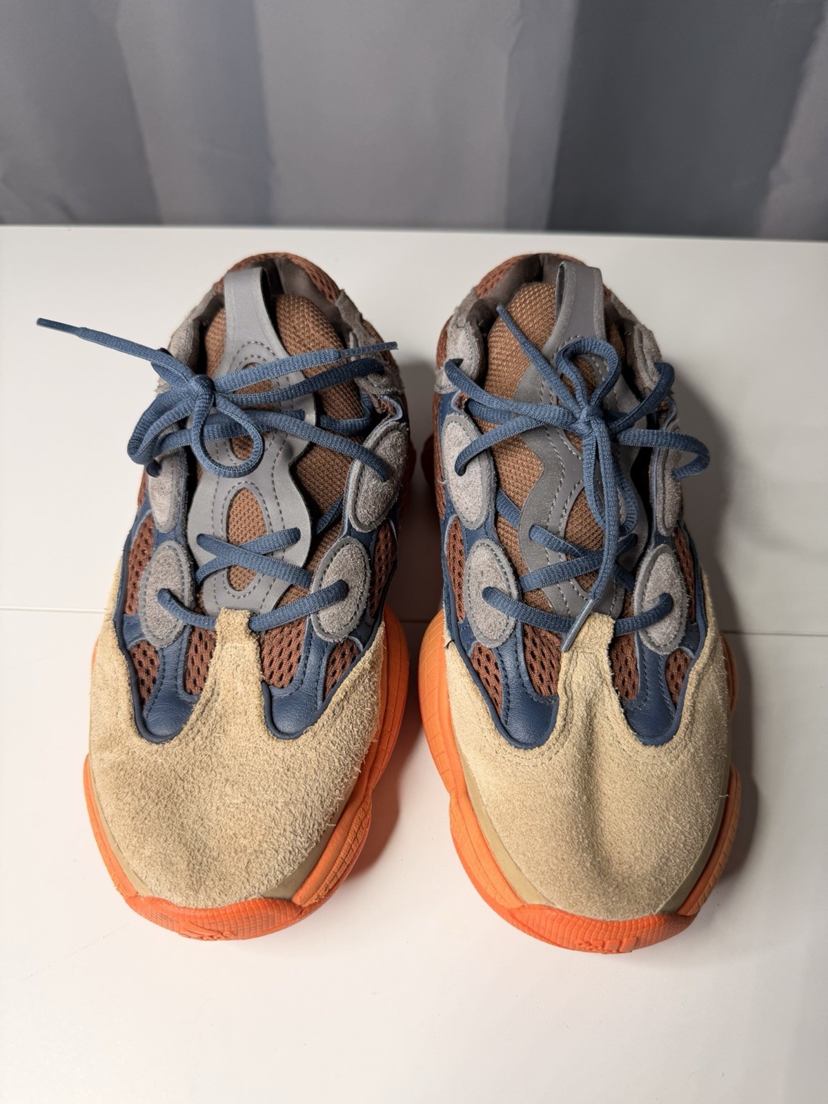 adidas Yeezy 500 Enflame GZ5541 Men’s Lace Up Low Top Suede Sneaker 2021