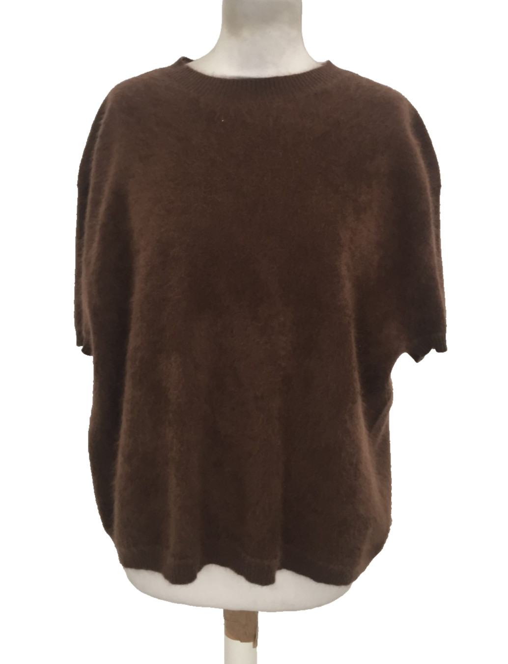 Autograph Women’s Jumper Size XL Conker Brown Knit With Cashmere S/Sleeve New