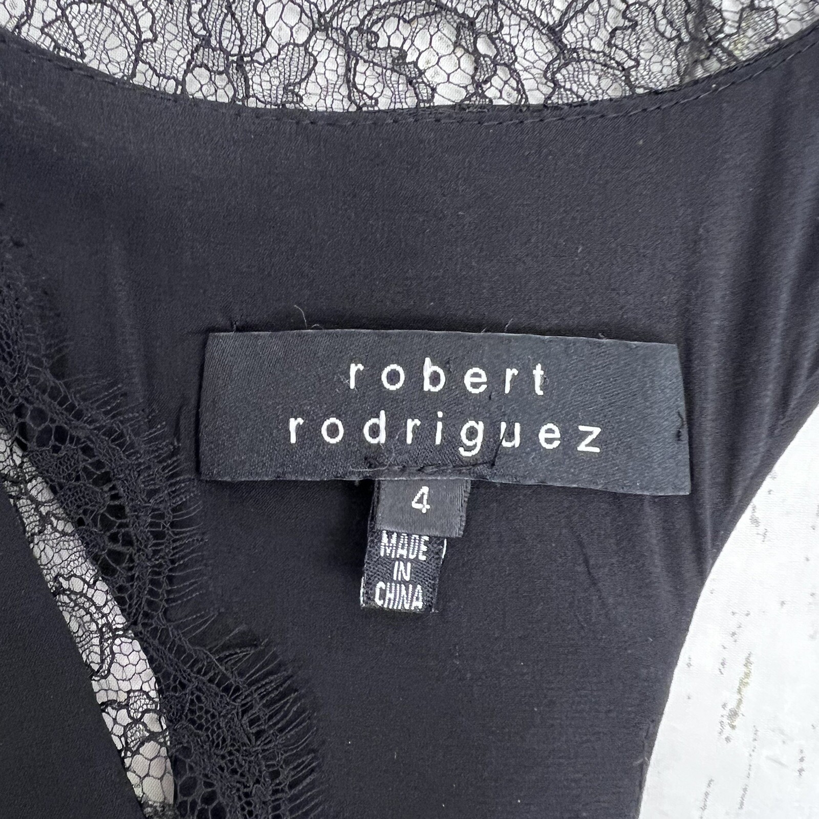 Robert Rodriguez Cocktail Silver Sequin Party Dress Size 4 Silk Sleeveless Mini