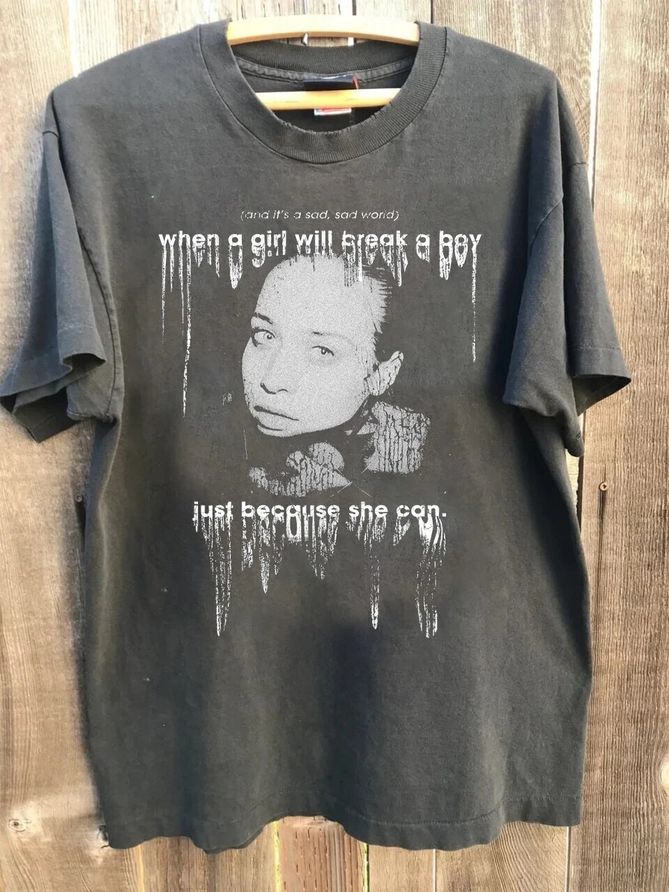 Fiona Apple Criminal T-shirt 90s Charcoal Unisex Classic style Men Women