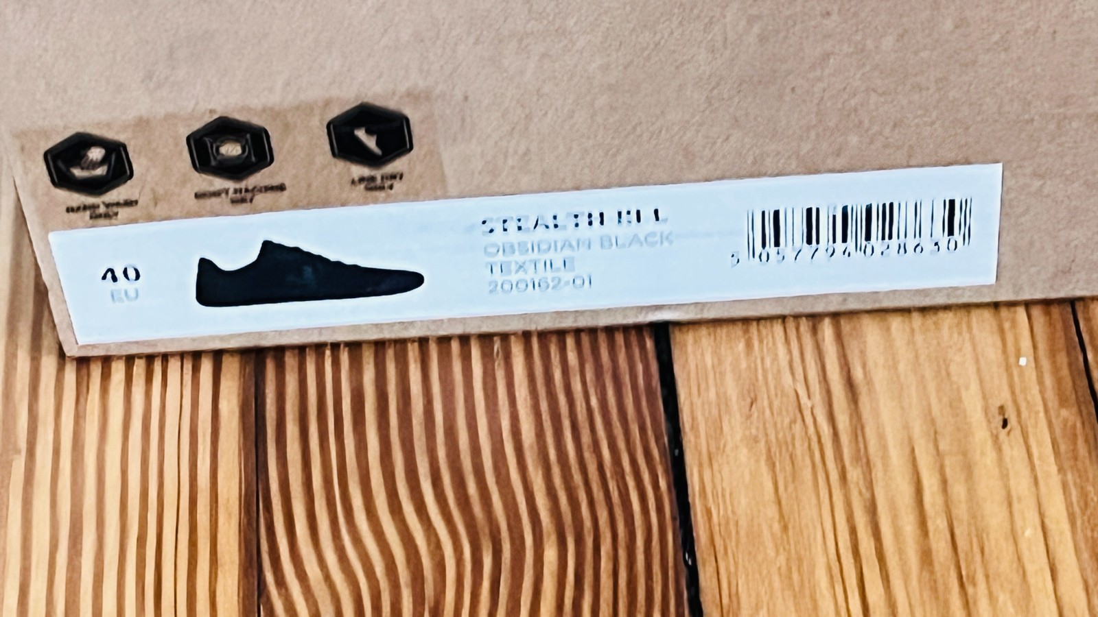 Vivobarefoot Stealth 3 L Obsidian Black Textile Unisex EU 40