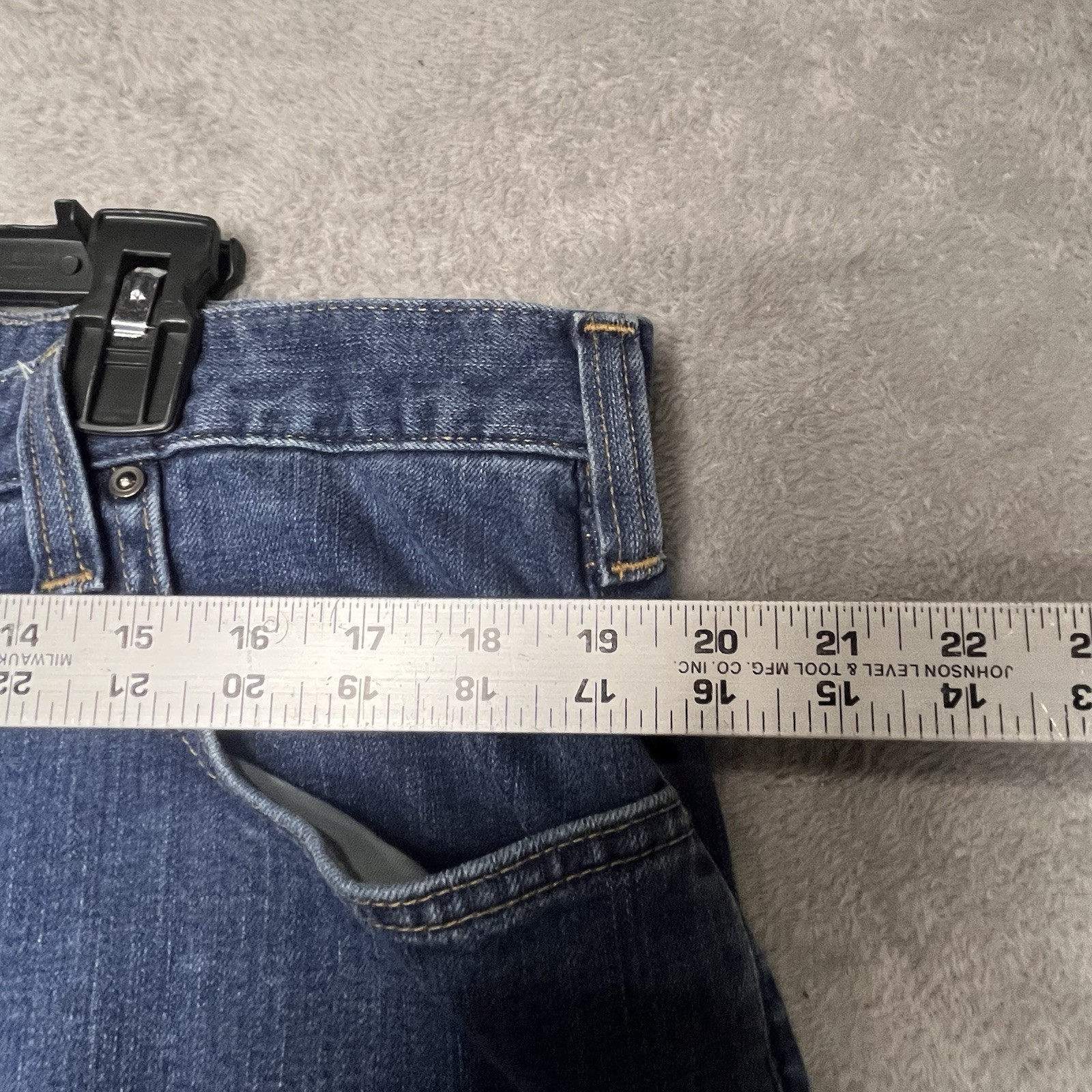 Carhartt Relaxed Fit Straight Denim Jeans Button 5-Pocket Medium Wash Men 40×30