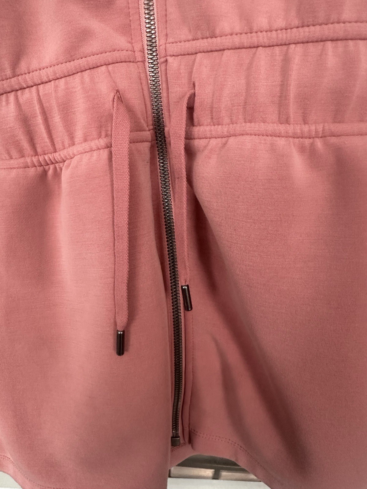 Member’s Mark Sandwash Pink Jacket M Lightweight Recycled Modal Spandex Full Zip