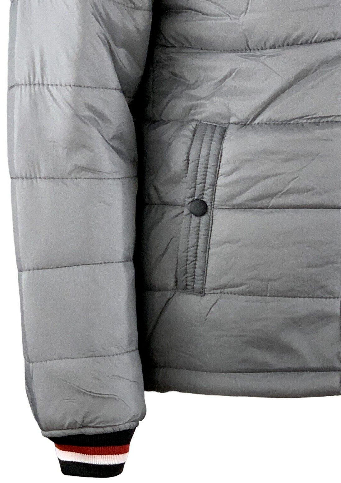 Men’s Winter Polyester Puffer Lightweight Jackets Unbranded – Gray – S