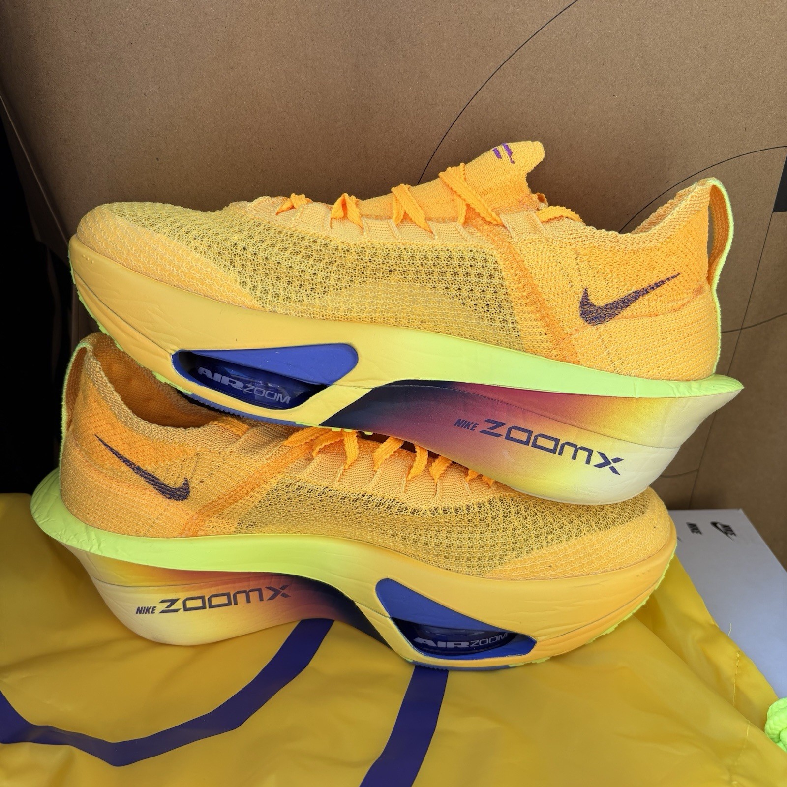 NEW Nike Alphafly Next% 3 Laser Orange Indigo Citron NBY FD8311 800 Men Size 13