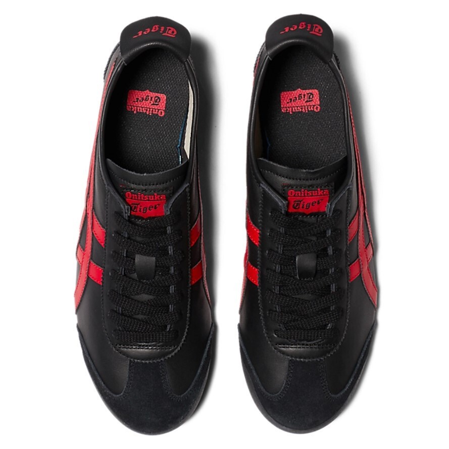 Onitsuka Tiger MEXICO 66 1183C102 004 BLACK CLASSIC RED &BOX