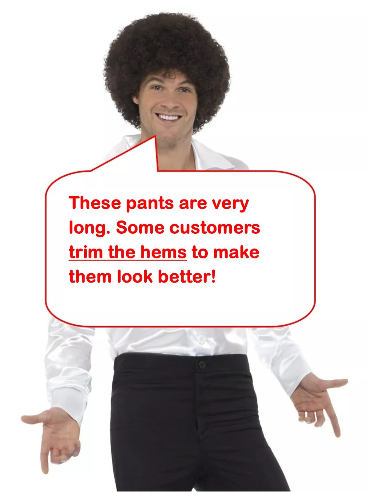 MENS 60S 70S DISCO DANCE FEVER FLARED BELL BOTTOM COSTUME PANTS SATURDAY NIGHT