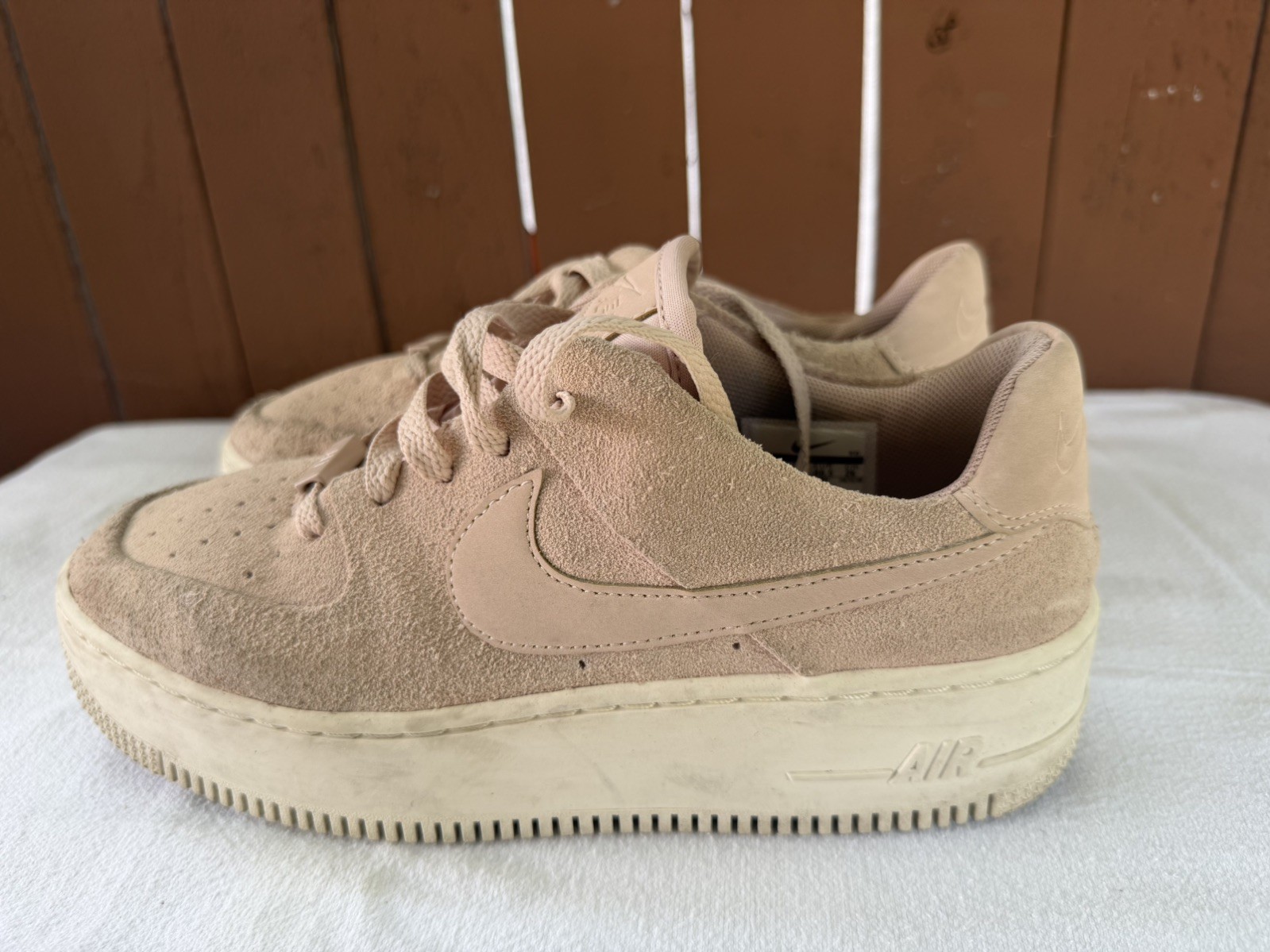 Nike Air Force 1 Sage Low Women’s Size US 9 Particle Beige Phantom AR5339-200 C