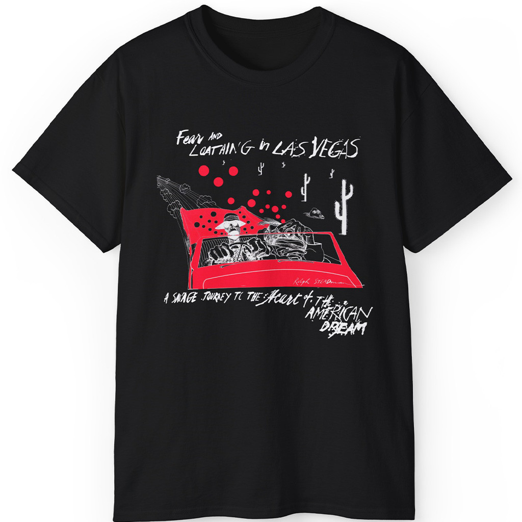 Rare Ralph Steadman Fear And Loathing T Shirt S-5XL bLACK All Size
