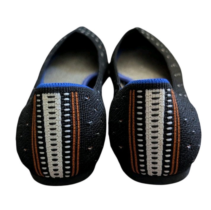 Rothy’s Women’s Pointed Toe Slip-On Flats Polka Dot Knit US 8.5 EU 39