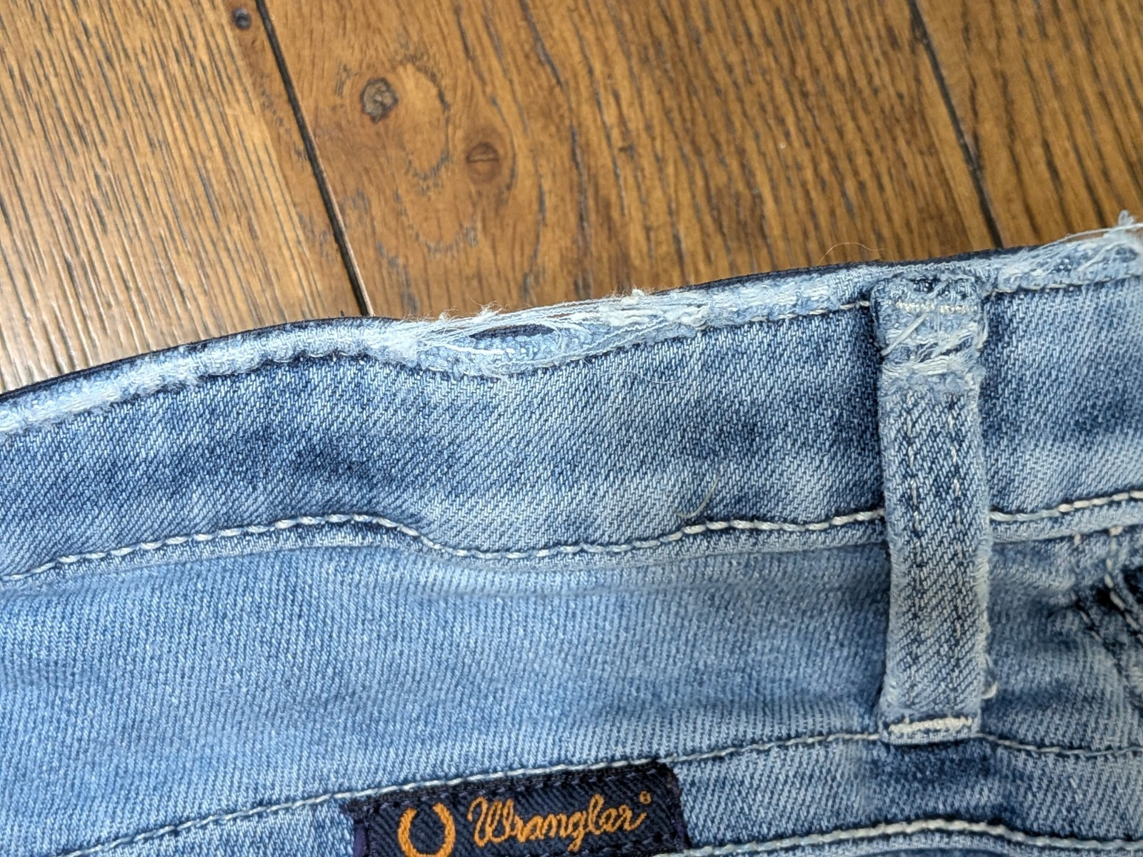 Wrangler Willow The Ultimate Riding Jeans Blue Womens 11×33 Stretch *READ 31×33