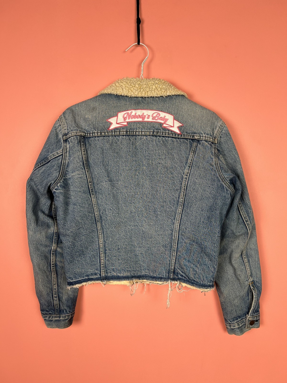 Levis custom sherpa winter jacket streetwear women’s denim winter 40